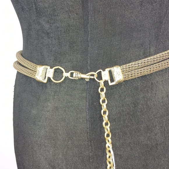 Ferrara Whiting & Davis Vintage Metal Belt - Picture 2 of 4